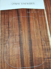 Load image into Gallery viewer, ADC2A23207 Guitar Dreadnaught Back and Side Set AA Otway Blackwood 2