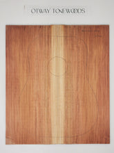 Load image into Gallery viewer, ADTRW004 Guitar Dreadnaught Top Long Rotation Plantation Californian Redwood Spalted