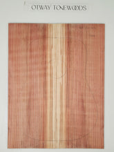 Load image into Gallery viewer, ADTRW009 Guitar Dreadnaught Top Long Rotation Plantation Californian Redwood Spalted