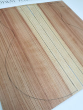 Load image into Gallery viewer, AMTRWRR01 Guitar Mini Top Rowan Reid Farm Forestry Californian Redwood