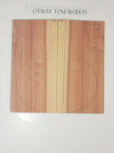 Load image into Gallery viewer, AMTRWRR02 Guitar Mini Top Rowan Reid Farm Forestry Californian Redwood