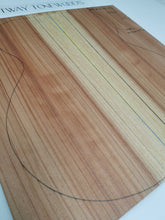 Load image into Gallery viewer, AMTRWRR02 Guitar Mini Top Rowan Reid Farm Forestry Californian Redwood