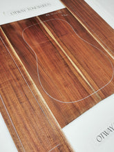 Load image into Gallery viewer, ADC2A26102 Guitar Dreadnaught Back and Side Set AA Otway Blackwood