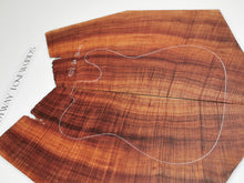 Load image into Gallery viewer, ED23A3601 Electric Guitar Drop Top AAA Otway Blackwood