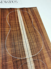 Load image into Gallery viewer, UTC4A14001 Ukulele Tenor Top Back and Side Set AAAA Otway Blackwood