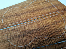 Load image into Gallery viewer, UTC4A3001 Ukulele Tenor Top Back and Side Set AAAA Otway Blackwood