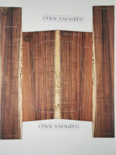 Load image into Gallery viewer, ADC2A23312 Guitar Dreadnaught Back and Side Set AA Spalted Otway Blackwood