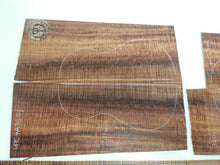 Load image into Gallery viewer, UTC4A3001 Ukulele Tenor Top Back and Side Set AAAA Otway Blackwood