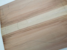 Load image into Gallery viewer, ADTRW017 Guitar Dreadnaught Top Long Rotation Plantation Californian Redwood Spalted