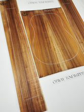 Load image into Gallery viewer, ADC1A23307 Guitar Dreadnaught Back and Side Set A grade Otway Blackwood