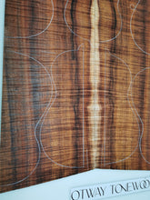 Load image into Gallery viewer, UTC4A26501 Ukulele Tenor Top Back and Side "Double Set" AAAA Otway Blackwood