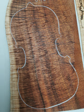 Load image into Gallery viewer, V4C4A7002 Mastergrade Violin Back & Side Set Otway Blackwood