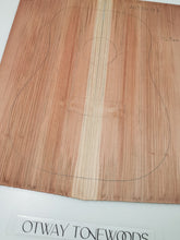 Load image into Gallery viewer, ADTRW016 Guitar Dreadnaught Top Long Rotation Plantation Californian Redwood Spalted