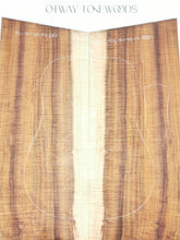 Load image into Gallery viewer, ADC4A14010 Guitar Dreadnaught Back and Side Set Mastergrade AAAA Otway Blackwood