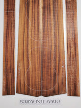 Load image into Gallery viewer, UTC2A17003 Ukulele Tenor Top Back and Side Set AA Otway Blackwood