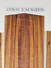 Load image into Gallery viewer, UTC2A17005 Ukulele Tenor Top Back and Side Set AA Otway Blackwood