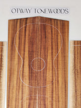 Load image into Gallery viewer, UTC2A17006 Ukulele Tenor Top Back and Side Set AA Otway Blackwood