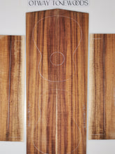 Load image into Gallery viewer, UTC2A17006 Ukulele Tenor Top Back and Side Set AA Otway Blackwood