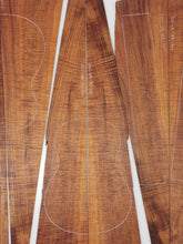 Load image into Gallery viewer, UTC4A30001 Ukulele Tenor Top Back and Side Set AAAA Otway Blackwood