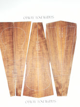 Load image into Gallery viewer, UTC4A30001 Ukulele Tenor Top Back and Side Set AAAA Otway Blackwood