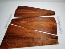 Load image into Gallery viewer, UTC4A30001 Ukulele Tenor Top Back and Side Set AAAA Otway Blackwood