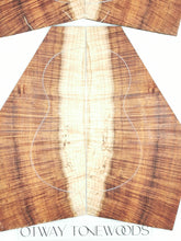 Load image into Gallery viewer, UTC4A70001 Ukulele Tenor Top Back and Side Set AAAA Otway Blackwood