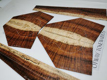 Load image into Gallery viewer, UTC4A70001 Ukulele Tenor Top Back and Side Set AAAA Otway Blackwood