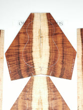 Load image into Gallery viewer, UTC4A70002 Ukulele Tenor Top Back and Side Set AAAA Otway Blackwood