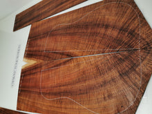 Load image into Gallery viewer, ADC4A70005 Guitar Dreadnaught Back and Side Set Mastergrade AAAA Otway Blackwood