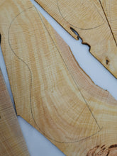 Load image into Gallery viewer, UTC4A91001 Ukulele Tenor Top Back and Side Set AAAA Otway Satinbox