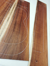 Load image into Gallery viewer, AMC3A8801 Mini Guitar Back and Side Set 3A AAA Otway Blackwood

