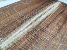 Load image into Gallery viewer, AMC3A8801 Mini Guitar Back and Side Set 3A AAA Otway Blackwood
