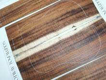 Load image into Gallery viewer, ADC4A7008 Guitar Dreadnought Back and Side Set Mastergrade AAAA Otway Blackwood
