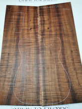 Load image into Gallery viewer, ED24A26502 Electric Guitar Drop Top AAAA Mastergrade Otway Blackwood
