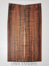 Load image into Gallery viewer, ED24A26505 Electric Guitar Drop Top AAAA Mastergrade Otway Blackwood
