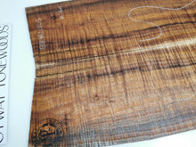 Load image into Gallery viewer, ED24A26505 Electric Guitar Drop Top AAAA Mastergrade Otway Blackwood
