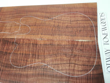 Load image into Gallery viewer, ED24A8703 Electric Guitar Drop Top AAAA Otway Blackwood
