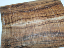 Load image into Gallery viewer, ED24A26501 Electric Guitar Drop Top AAAA Otway Blackwood
