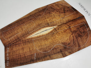 ED24A30002 Electric Guitar Drop Top AAAA Otway Blackwood