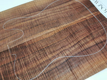 Load image into Gallery viewer, ED24A8701 Electric Guitar Drop Top AAAA Otway Blackwood
