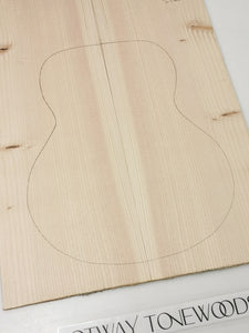 AMTSS001 Guitar Mini Top Long Rotation Plantation Sitka Spruce