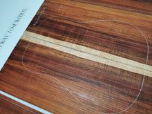 Load image into Gallery viewer, ADC2A23203 Guitar Dreadnaught Back and Side Set AA Otway Blackwood
