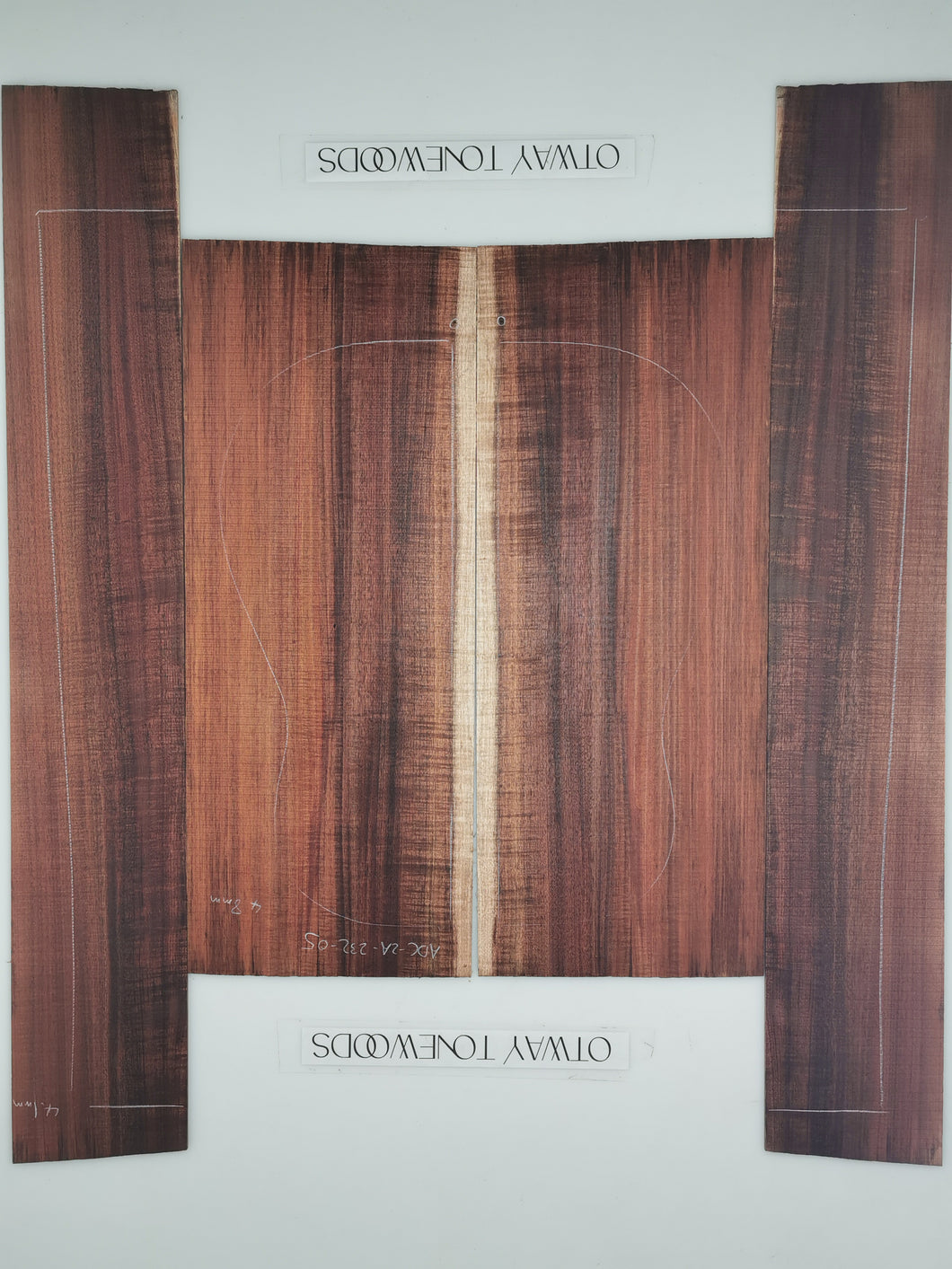 ADC2A23205 Guitar Dreadnaught Back and Side Set AA Otway Blackwood