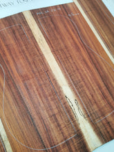 Load image into Gallery viewer, ADC2A23210 Guitar Dreadnaught Back and Side Set AA Otway Blackwood

