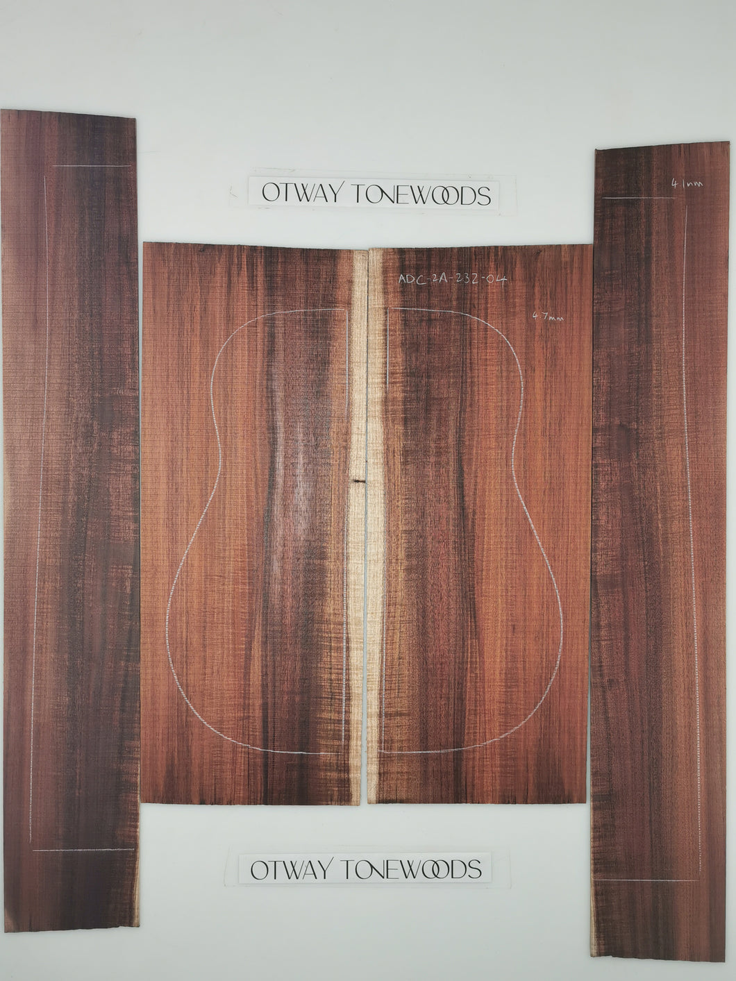 ADC2A23204 Guitar Dreadnaught Back and Side Set AA Otway Blackwood