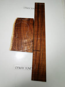 V4C4A7003 Mastergrade Violin Back & Side Set Otway Blackwood
