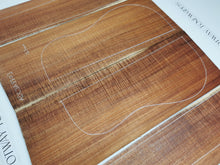 Load image into Gallery viewer, ADC3A8803 Guitar Dreadnaught Back and Side Set AAA Otway Blackwood
