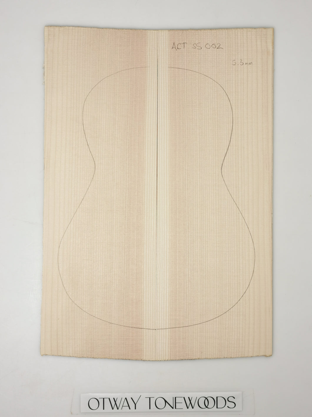 ACTSS002 Guitar Classical Top Long Rotation Plantation Sitka Spruce