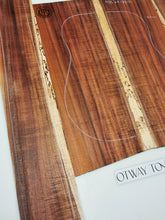 Load image into Gallery viewer, ADC2A23312 Guitar Dreadnaught Back and Side Set AA Spalted Otway Blackwood
