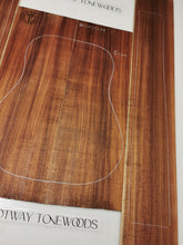 Load image into Gallery viewer, ADC1A23304 Guitar Dreadnaught Back and Side Set A grade Otway Blackwood
